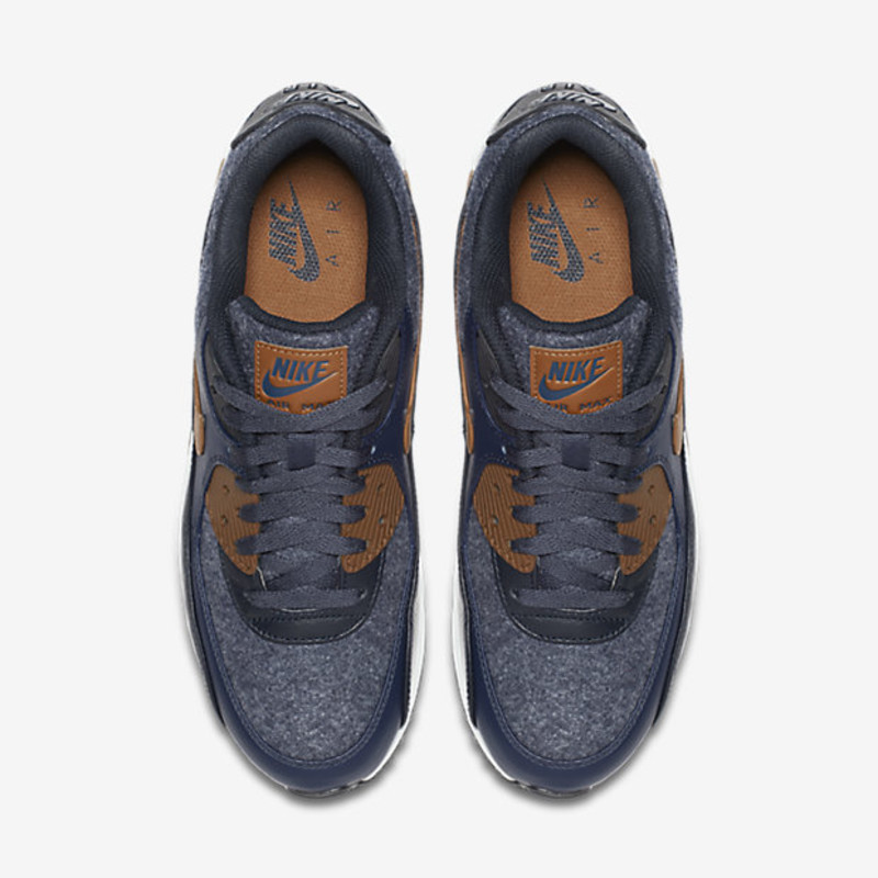 Nike air max 90 premium blue brown best sale